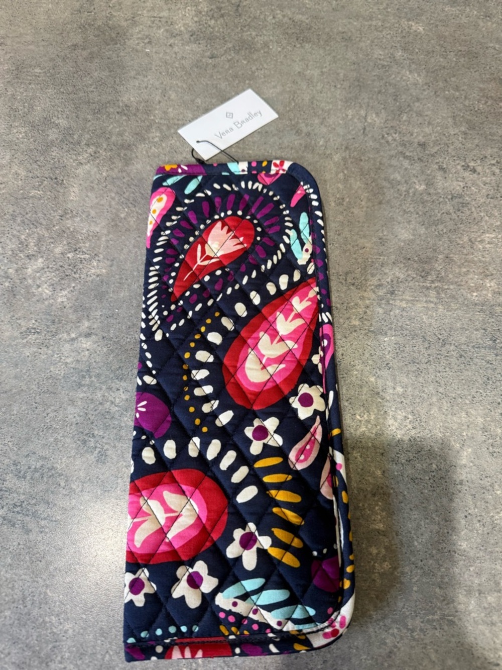 Vera Bradley Navy Quilted Hot Iron Holder